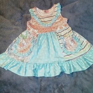 Pete Lucy Bunny Toddler Dress ..12-18 mo.